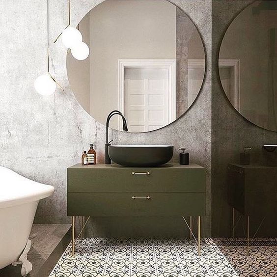badkamermeubel-groen-voorbeeld-badkamers